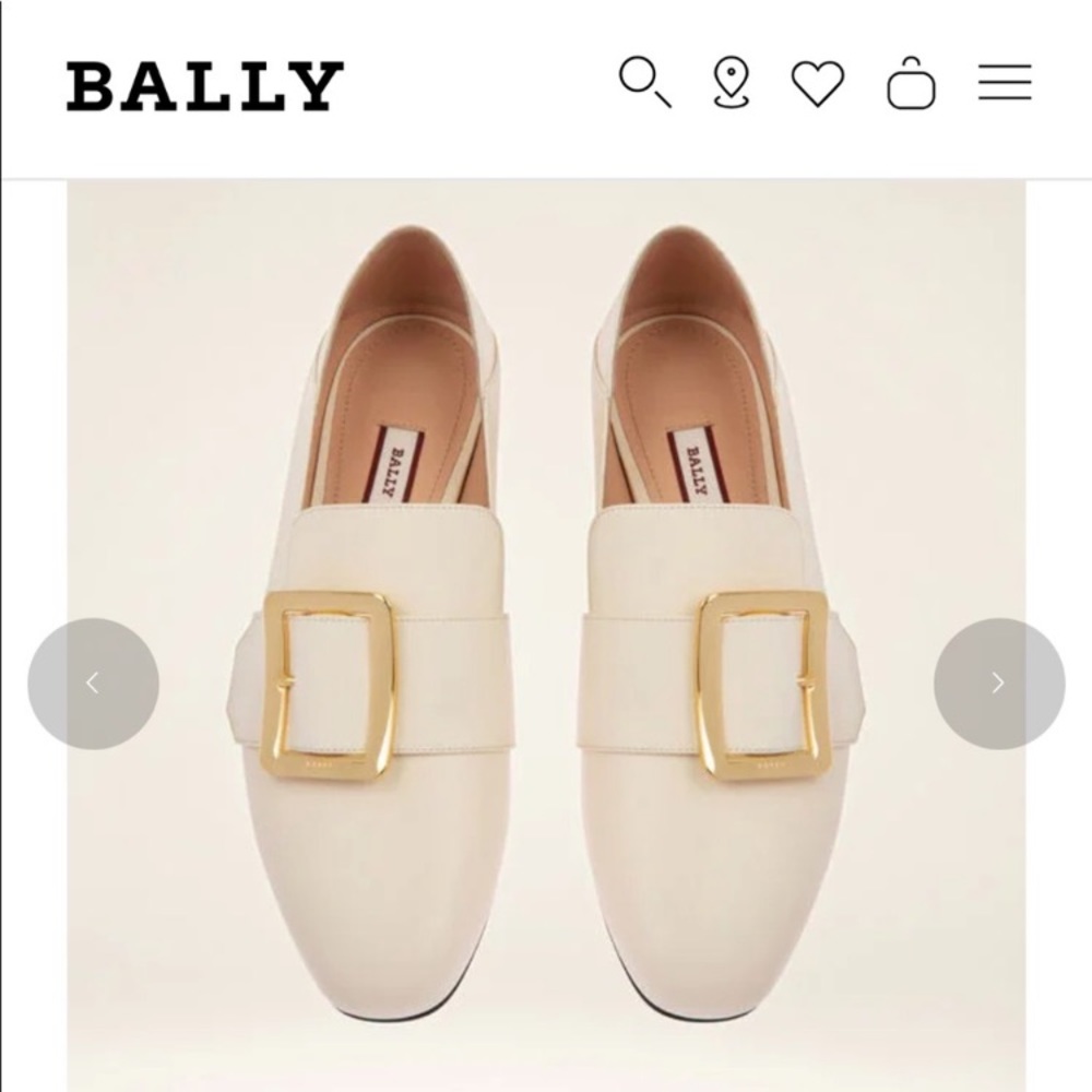 BALLY Janelle loafers color bone size 38